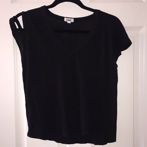 LNA BLACK T-shirt